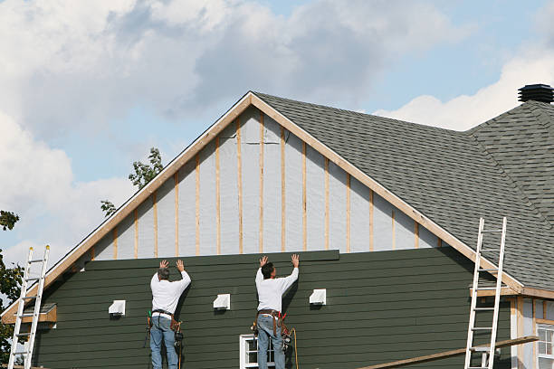Professional Siding Contractor technician working in Mayport, PA